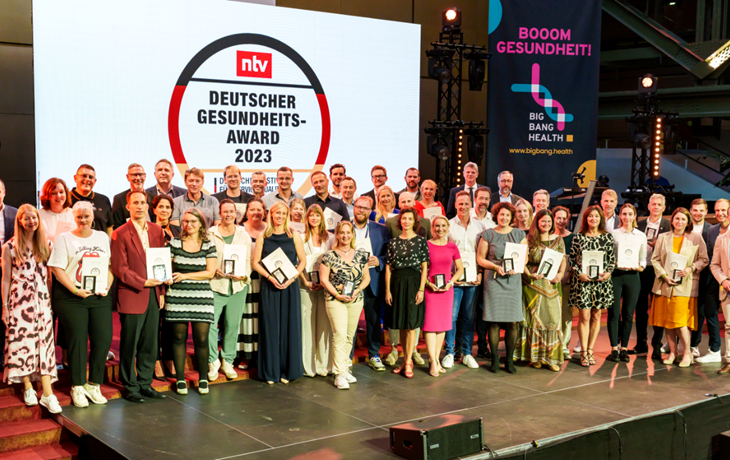 Die versammelten Preisträger des Deutschen Gesundheits-Awards 2023